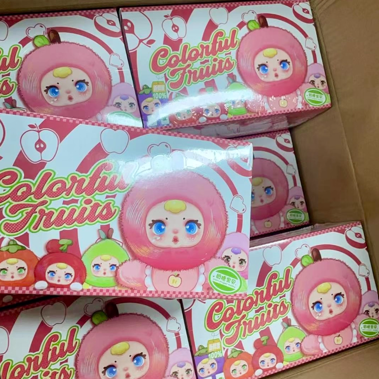 MM Sugar Baby blind box packaging with fruity design