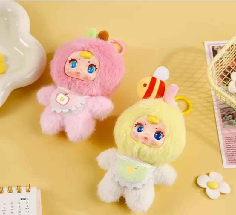Full lineup of MM Sugar Baby collectible figures with 6 designs and 2 secret editions