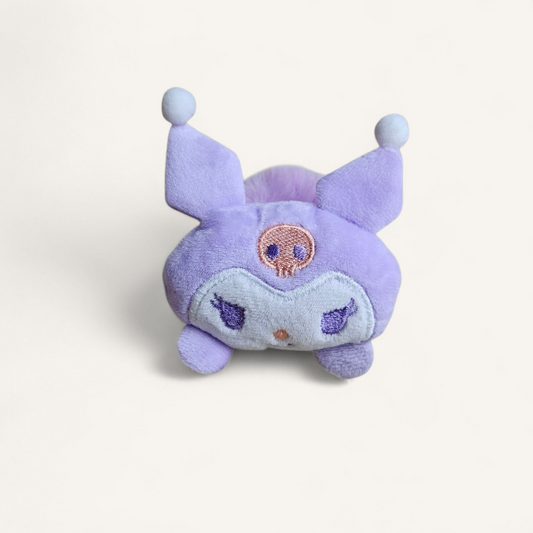 Kuromi Plush Hair Tie (Purple)