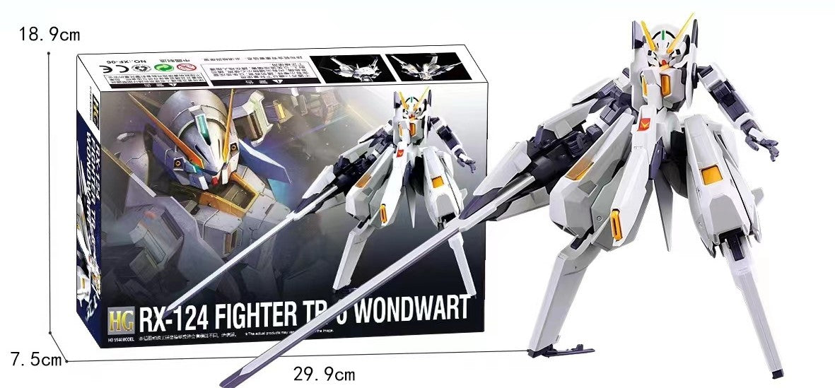 1/144 Scale Mecha Model Kit – Black V2 Brave Fighter (Deluxe Edition)